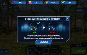 Jurassic World fusión en el mismo nivel