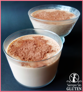 Natillas choco-coco veganas (Sin Gluten, Sin Huevo, Sin Lácteos, Vegana)