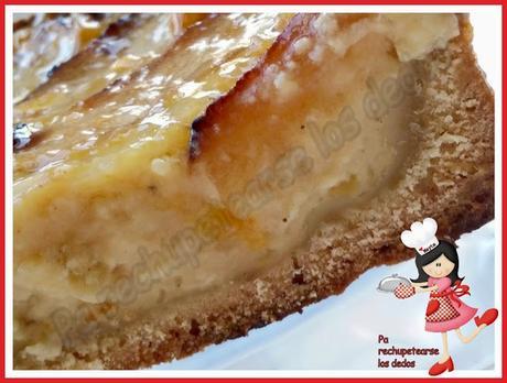* Tarta cremosa de manzana (thermomix)