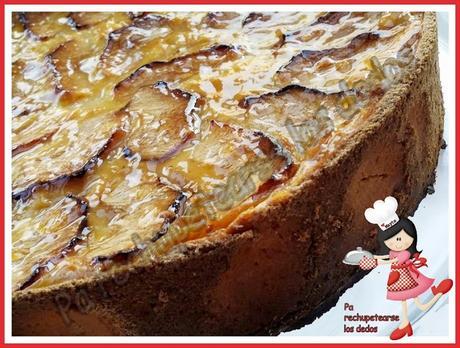 * Tarta cremosa de manzana (thermomix)
