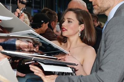 Schwarzenegger y Emilia Clarke, de premiere en Berlín