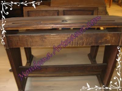 Pupitre de madera