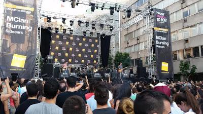 M Clan, Burning y Sidecars (2015) Plaza de la Luna. Madrid