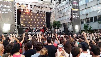 M Clan, Burning y Sidecars (2015) Plaza de la Luna. Madrid