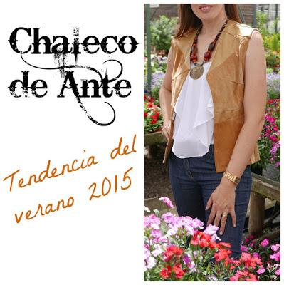 Chaleco de ante tendencia del verano 2015