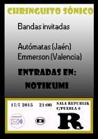 Chiringuito Sónico con Emmerson y Autómatas Chiringuito Sónico con Emmerson y Autómatas
