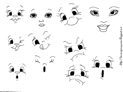 Hojas de ejercicios y platillas para dibujar ojos.