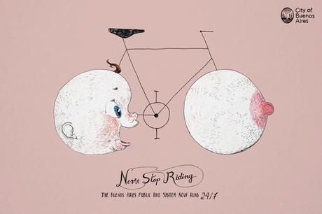 “Never stop riding”, una divertida campaña para promocionar un servicio de bicicletas