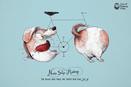 “Never stop riding”, una divertida campaña para promocionar un servicio de bicicletas