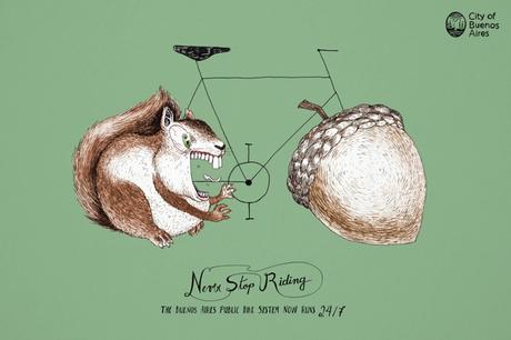 “Never stop riding”, una divertida campaña para promocionar un servicio de bicicletas