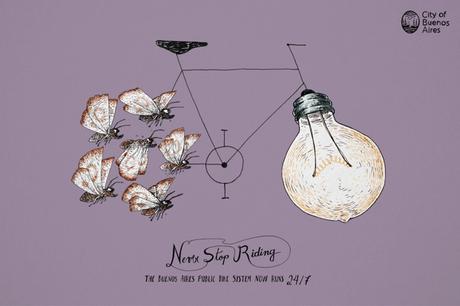 “Never stop riding”, una divertida campaña para promocionar un servicio de bicicletas
