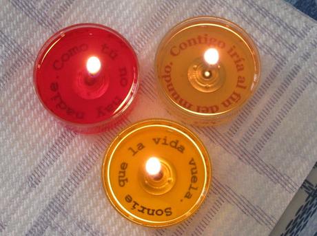 Velas con Mensaje 