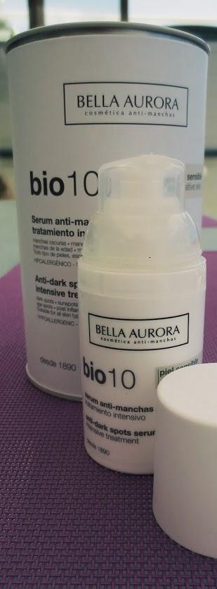 Experimentando con el nuevo Bio 10 anti-manchas de Bella Aurora