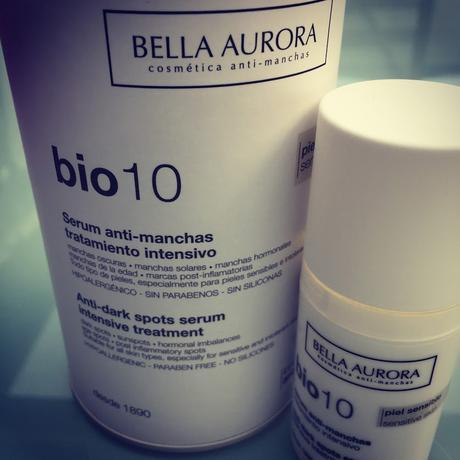 Experimentando con el nuevo Bio 10 anti-manchas de Bella Aurora Experimentando con el nuevo Bio 10 anti-manchas de Bella Aurora