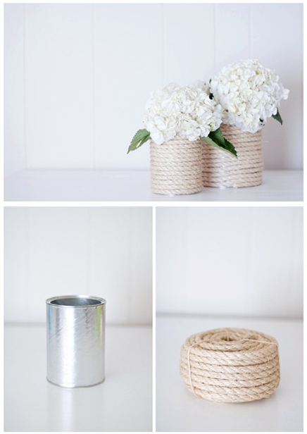 Deco-Hack...Florero rústico (DIY)