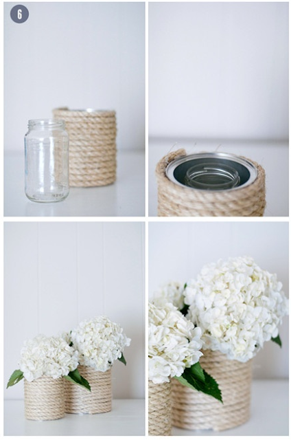 Deco-Hack...Florero rústico (DIY)