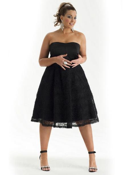 VESTIDOS STRAPLESS PARA GORDITAS