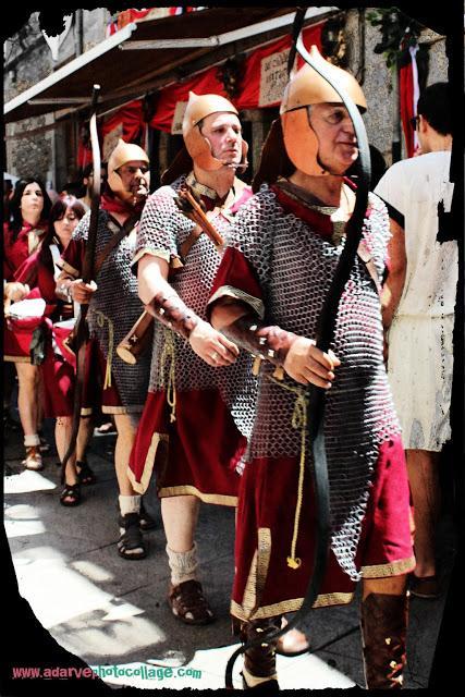 arde lucus 2015 desfile arqueros romanos