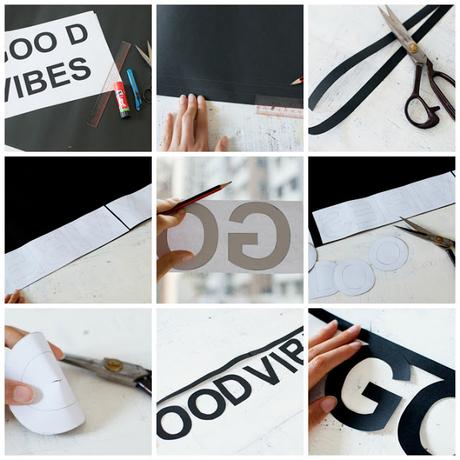 DIY: Haz tu propia guirnalda de letras