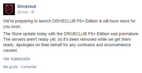 DriveClub Plus Edition arranca en USA con problemas Driveclub plus edition