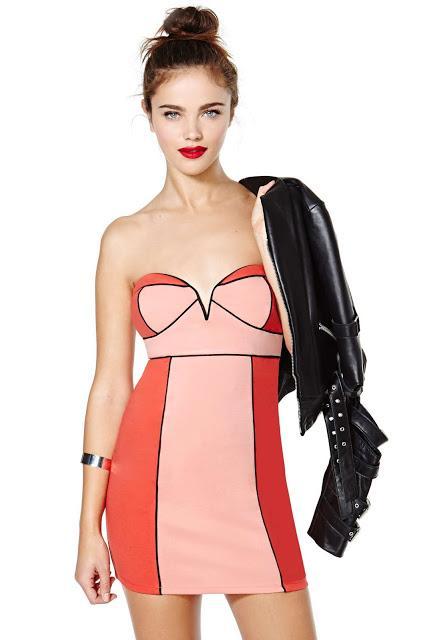 VESTIDOS BUSTIER CORTOS PARA MUJERES