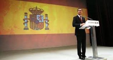 Pedro Sánchez y la bandera