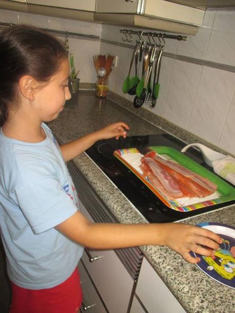 Blog de cocina, solo yo, recetas, blog solo yo, cocina, trucha a la navarra, pescado, trucha, bacon, gastronomia, masterchef, cocina infantil, 