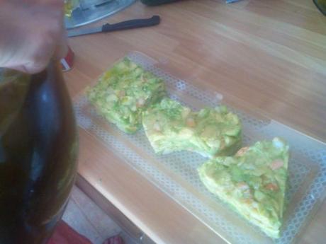 Tartar de aguacate con gambas