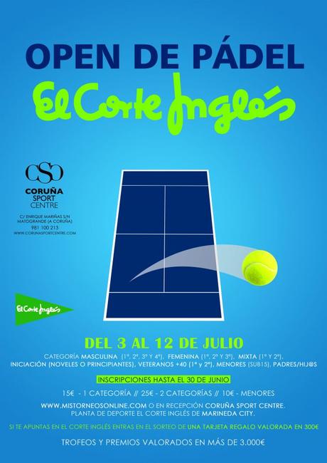 Open de Pádel El Corte Inglés 2015 en CSC