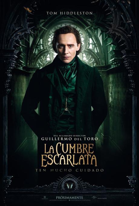 Nuevos afiches de #CumbreEscarlata, película protagonizada por #TomHiddleston