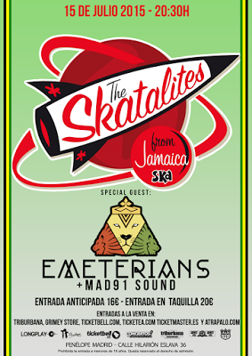 The Skatalites y Emeterians el 15 de julio en Madrid