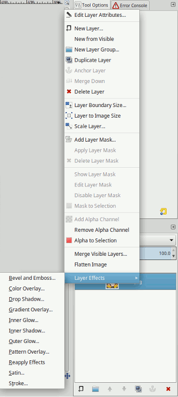 Gimp puede ser Photoshop (Y mucho más) Layer Styles Gimp