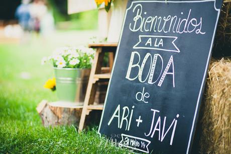 Carteles y pizarras de bienvenida para tu boda