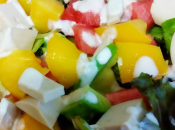 Ensalada verano mayonesa vegana almendras