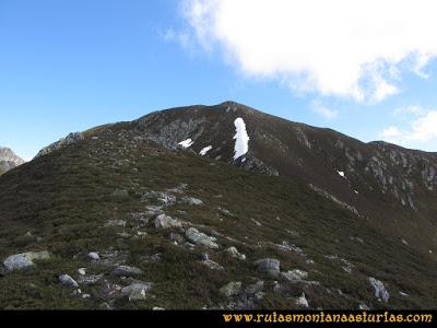 Ruta Les Rapaines, Lago Ubales, Cascayón: Tramo final del Lago Ubales subiendo al Cascayón