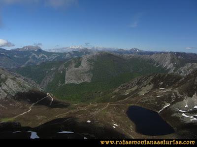 Ruta Les Rapaines, Lago Ubales, Cascayón: Lago Ubales subiendo al Cascayón
