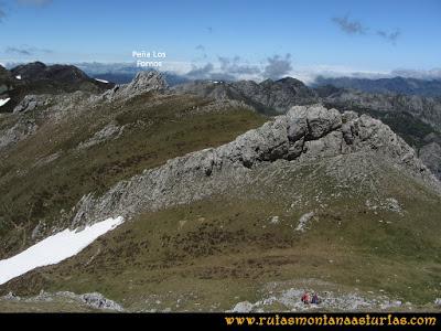 Ruta Les Rapaines, Lago Ubales, Cascayón: A la Peña Fornos