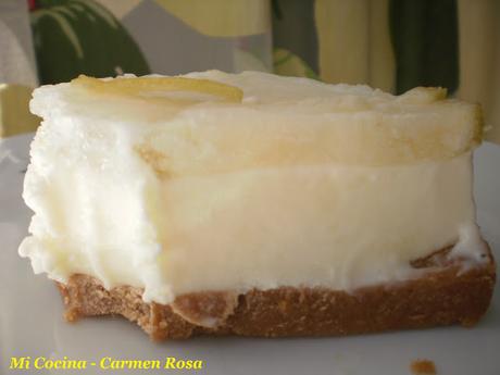 TARTA HELADA DE YOGUR Y LIMON