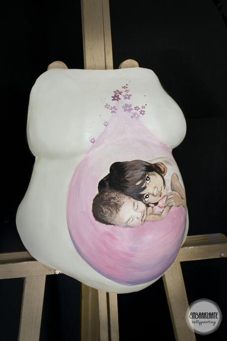 Molde de Escayola en el Embarazo Ilustrado con mucho Amor