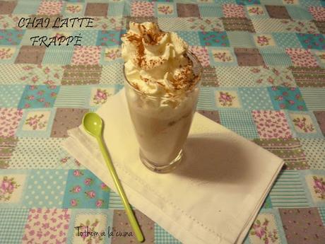 CHAI LATTE FRAPPÉ CHAI LATTE FRAPPÉ