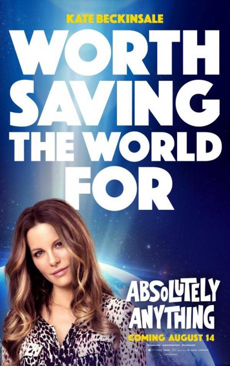 NUEVOS PÓSTERS DE “ABSOLUTELY ANYTHING” CON KATE BECKINSALE, SIMON PEGG Y DENNIS EL PERRO CON LA VOZ DE ROBIN WILLIAMS