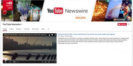 YouTube lanza Newswire