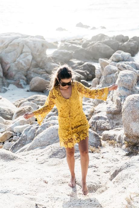 Carmel_By_The_Sea-Collage_On_The_Road-Lace_Dress-Yellow-Beach_outfit-Collage_Vintage-25