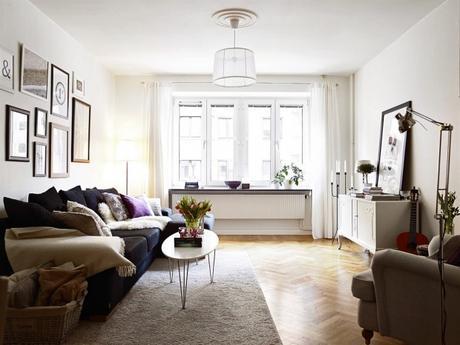 El miedo al vacío en decoración. Como conseguir estancias acogedoras Sala de estar acogedora