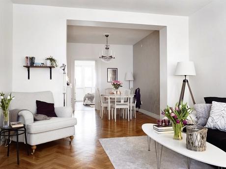 El miedo al vacío en decoración. Como conseguir estancias acogedoras Elegant scandinavian design