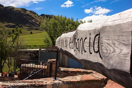 Disfruten su estancia Casa Rural La Chimenea de Soria cartel