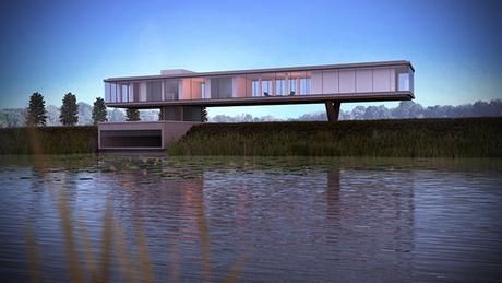 Proyecto de Arquitectura Residencial que recupera un campo Deforestado casa1