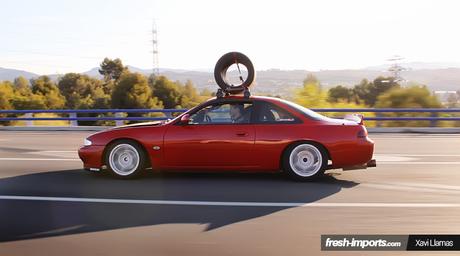 Red Nissan S14 Zenki Rolling  El drift no es un crimen