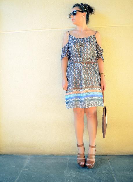 Mi vestido azul - Shoulder off dress (8)