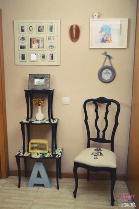 (DIY)- EL TUNEO DE UNAS MESAS NIDO CONVERTIDAS EN ESTANTERÍA